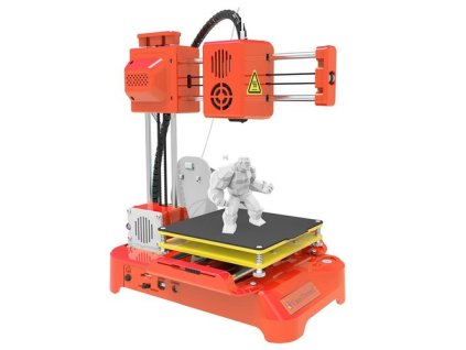 EasyThreed K7 3D Printer, 4 Leveling Buttons, 0.1-0.2mm Accuracy, 10-40mm/s Print Speed, Mute Printing, 100x100x100mm, for DIY Kids Education, Upgraded Version