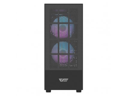 Počítačová skříň Darkflash A290 + 3 ventilátory (černá)