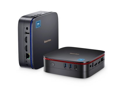 Blackview MP60 Mini PC, Intel N95 4 Cores Up to 3.4GHz, 16GB RAM 1TB SSD, 2*HDMI 4K 60Hz Dual Screen Display, 2.4/5GHz Dual-band WiFi Bluetooth 4.2, 2*USB 3.0 2*USB 2.0 1*1000Mbps LAN 1*Audio Jack