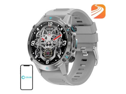 135017 inteligentne hodinky colmi m42 strieborne