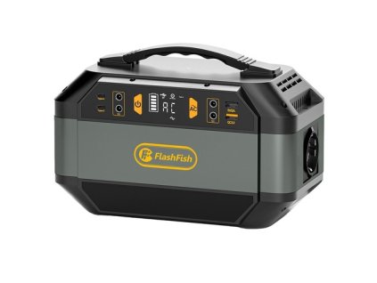 Flashfish P56 Portable Power Station, 288.6Wh/78000mAh Battery Pack Solar Generator, 330W AC Output, 600W Peak Output,  230V Pure Sine Wave, 9 Outlets, LED Display