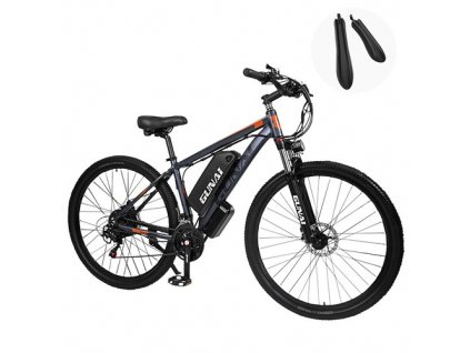 GUNAI GN29 Electric Bike 29*2.1 inch Tire 48V 750W Motor 50km/h Max Speed 15Ah Battery 90km Max Range 130kg Max Load Dual Disc Brakes Mountain E-Bike