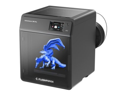 Flashforge Adventurer 5M Pro 3D Printer, Auto Leveling, 600mm/s Max Printing Speed, Remote Camera Monitoring, Filament Runout Reminder, Dual Air Filtration System, Automatic Shutdown, 50dB Silent Printing, WiFi Connection, 220x220x220mm