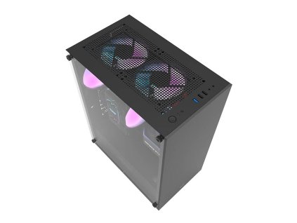 Počítačová skříň Darkflash DK100 (černá)