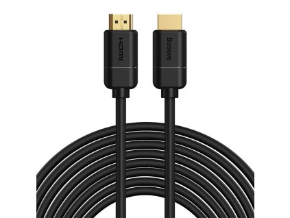 Baseus 2x HDMI 2.0 4K 30Hz kabel, 3D, HDR, 18Gbps, 8m (černý)