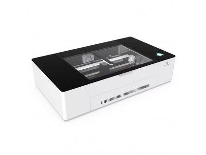 Gweike Cloud 50W Desktop Laser Cutter Engraver without Air Filter, Cut Transparent Acrylic, 0.02mm Positioning Precision, Wi-Fi Control, Panoramic Camera, Material Recognition, 510mm*300mm