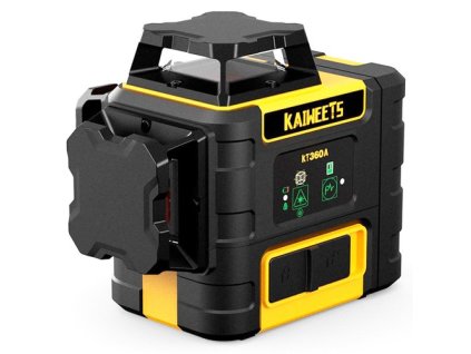 KAIWEETS KT360A Self Leveling Laser Level, 3 X 360, 3D laser level for Picture Hanging, Horizontal/Vertical Line Laser