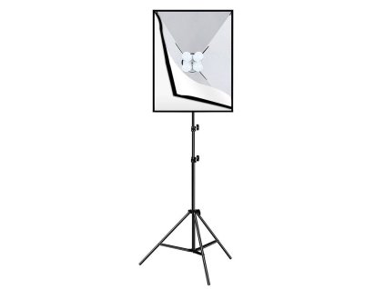 130410 puluz studio softbox 50x70cm stativ led ziarovka 4 ks pu5071eu