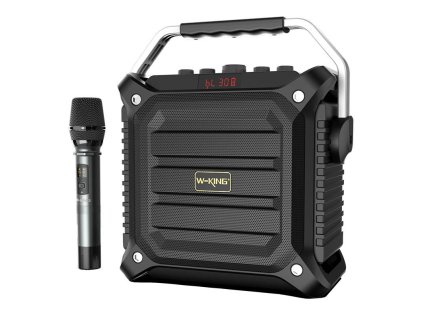91758 4 bezdrotovy reproduktor bluetooth w king k3h 100w cierny