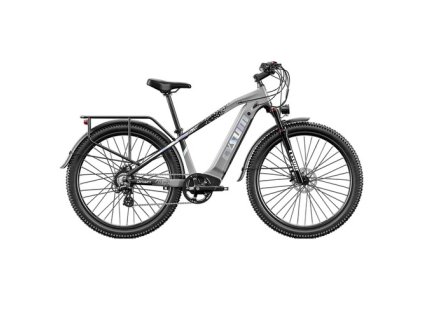 Cysum Speedy Electric Bike, 500W Motor, 48V 14AH Battery, 27.5*2.2-inch Tire, 40km/h Max Speed, 100km Range, Hydraulic Disc Brake, Suspension Fork, SHIMANO 7-speed, LCD Display