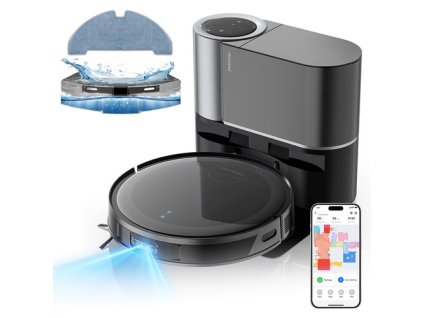 Proscenic X1S Robot Vacuum Cleaner, Black