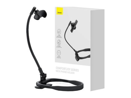 Držák telefonu na krk Baseus ComfortJoy (černý)