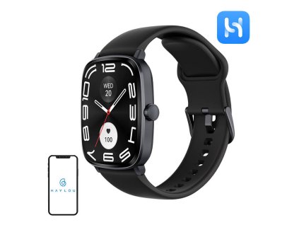 146484 3 inteligentne hodinky haylou rs5 cierne