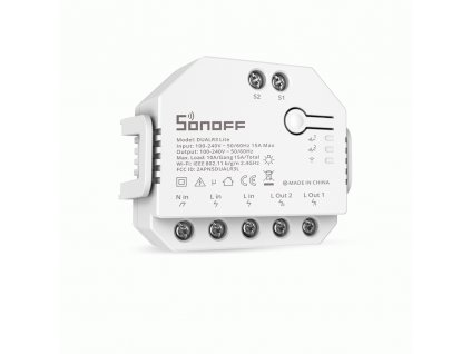 Inteligentní přepínač WiFi Sonoff Dual R3 Lite