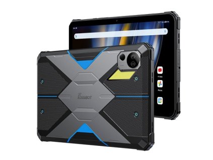 FOSSiBOT DT2 Rugged Tablet, 10.4'' 1200x2000 2K Display, MTK Helio G99 Octa Core 2.0GHz, 12GB RAM 256GB ROM, 64MP+32MP Camera, 22000mAh 66W Fast Charge, LED Flasher, 4G Dual SIM WiFi6, Galileo GPS GLONASS, Water/Dust/Shock-proof, Android 13 - Blue