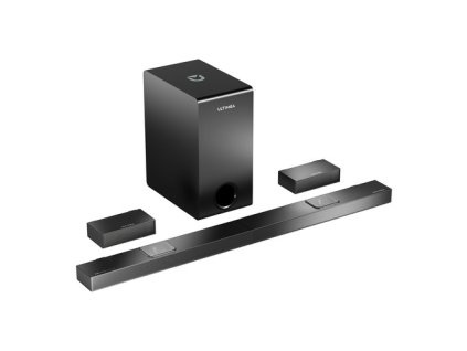 Ultimea Nova S80 Soundbar Subwoofer Speaker Kit, 5.1.2 Channel, 4K HDR Passthrough, Dolby Atmos Decoding, 520W Peak Power