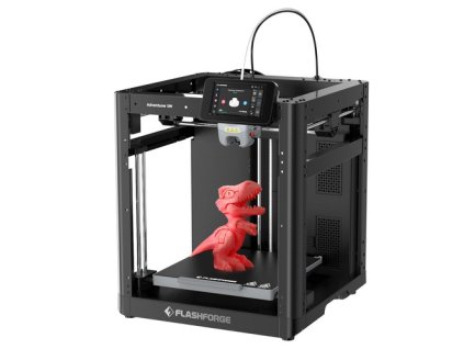Flashforge Adventurer 5M 3D Printer, Auto Leveling, 600mm/s Max Sprinting Speed, Filament Runout Reminder, Power Loss Recovery, 4.3-inch LCD Touchscreen, WiFi Connection, 220x220x220mm