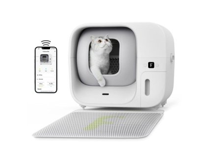 Furbulous Automatic Self-Cleaning and Self-Packing Cat Litter Box, Smarter Care with App Control, 60L Large Capacity, Auto-Cleaning, Perfect for Large-sized Cats and Multi-cats Family (Upgraded)