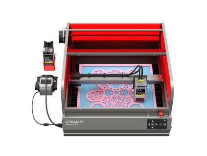 Creality Falcon2 Pro Laser Engraver 60W with 1.6W Laser Module, FDA Class1, Fully Enclosed & Drawer Design, Lid-open Safety Stop, Air Assist, Built-in Camera, 700mm/min Max Speed, 400*400mm