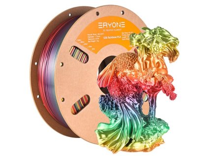 1kg ERYONE Silk PLA 3D Printer Filament - Palette Rainbow