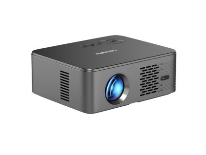 GELEIPU X5 Projector, 500 ANSI, Native 1080P, 4K Supported, Android 12, Auto Focus, 2.4G+5G WiFi, Bluetooth 5.0, 5W*2 Stereo Speakers - EU Plug