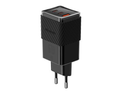 Nabíječka GaN 65W Mcdodo CH-1501, 2x USB-C, USB-A (černá)