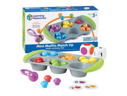 Sada matematických aktivit Mini Muffin Match Up Learning Resources LER 5556