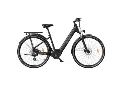 ONESPORT OT07 Electric Bike, 250W BAFANG Motor, 36V 10.4AH Battery, 27.5" Tires, 25km/h Max Speed, 90km Range, Shock Absorbing Fork, Hydraulic Disc Brakes, SHIMANO 7-speed - Black