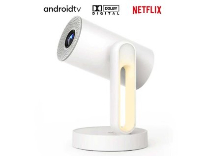 [Netflix & Android TV Certifie] ETOE Starfish Projector, Android TV 11.0, Dolby Digital, Touch Night Light, 140° Rotation, 300 ANSI, 4K Decoding, Auto Keystone Correction, Built-in Chromecast, 5W Speaker