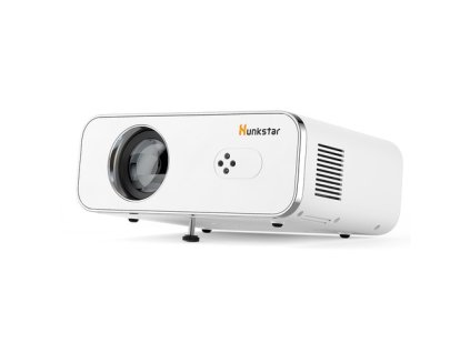 Hunkstar P3 1000 ANSI Android Projector, Native 1080P, 4K Decoding, HDR10, Auto-Keystone Correction & Auto Focus, Android 9.0, Bluetooth 5.0, WiFi 6, 2*5W Speakers