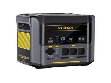 VTOMAN Flashspeed 1000 Portable Power Station, 1000W(2000W Peak), 828Wh LiFePO4 Battery, with AC/USB/DC Output Ports