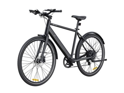DYU Stroll 1 Electric Bike, 250W Motor, 36V 9Ah Battery, 700*38C CST Tire, 25km/h Max Speed, 100km Range, Dual Hydraulic Disc Brake, Shimano 7-speed, LED Display - Black