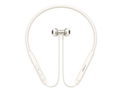 Bezdrátová nákrční sluchátka Joyroom JR-D8 (krémově bílá)