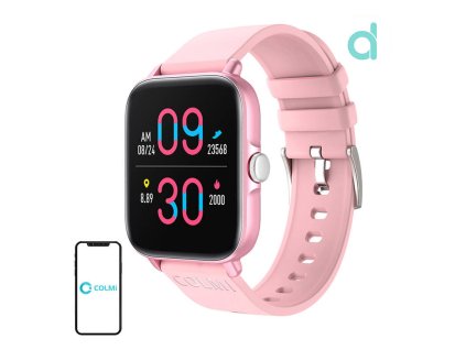 152651 3 inteligentne hodinky colmi p28 plus ruzove