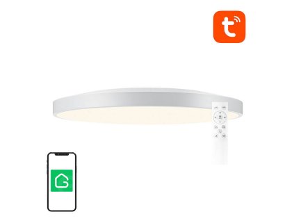 152924 2 smart ceiling lamp 32cm wifi bluetooth 16m rgbcw gosund lb11 1920lm tuya remote control