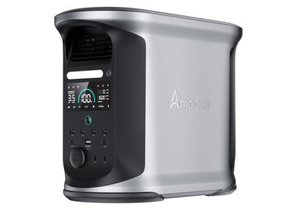 Ampace Andes 1500 Portable Power Station, 1462Wh LiFePO4, 2400W (Surge 3600W) SiCPrime Solar Generator, Full Charge in 55min, 4xAC, 4xUSB-A, 2xUSB-C, 2x5521, 1xCar Socket, 6000 Cycles, -20℃~45℃, APP Control, for Outdoor Camping, RVs, Home Backup