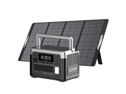 OUKITEL P1000 PLUS Portable Power Station 1024Wh + OUKITEL PV400 Foldable Solar Panel 400W