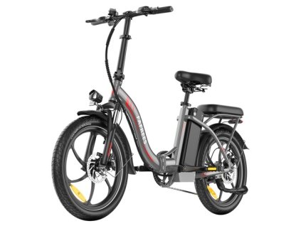 Fafrees F20+ Folding Electric Bike, 250W Motor, 36V 20Ah Battery, 20*3.0 inch Tires, 25km/h Max Speed, 90km Max Range, Disc Brakes, Front Suspension, Shimano 7-speed - Grey