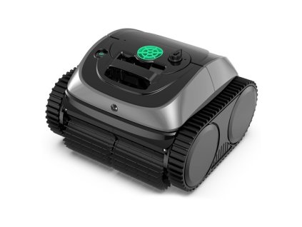 WYBOT C1 Cordless Robotic Pool Cleaner, 150min Runtime, Wall Climbing, Intelligent Route Planning, APP Control, for Pools up to 1,615 Sq.ft, Gray-green