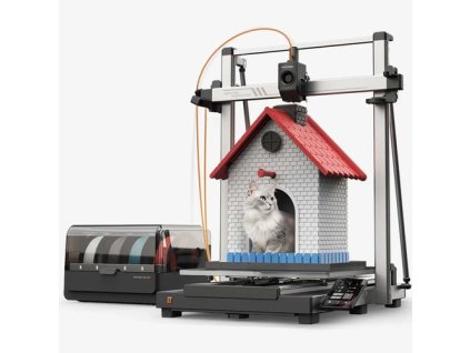 Anycubic Kobra 3 Max Combo, Up to 8-Color Printing, ACE Pro Color Engine, 600mm/s High-Speed Print, Auto-Leveling & Anti-Step Lost, 420*420*500mm