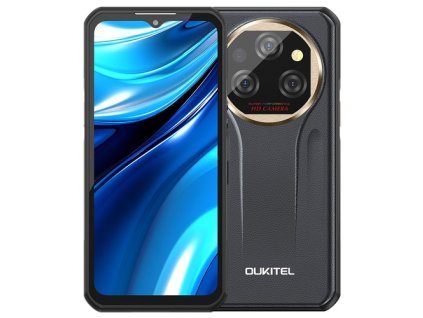 OUKITEL WP39 Pro 5G Rugged Phone, 12+512GB, 11000mAh, 6.6" FHD+, 64MP Cam, Android 14, IP68, NFC/GPS, Golden