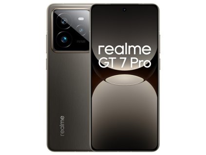 Realme GT7 Pro 5G Smartphone, 12+256GB, Snapdragon 8 Elite, 6.78" 120Hz, 50MP Triple Cam, 6500mAh, 120W Fast Charge, IP69, Gray