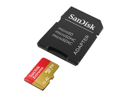 Paměťová karta SANDISK EXTREME microSDXC 512 GB 190/130 MB/s UHS-I U3 (SDSQXAV-512G-GN6MA)
