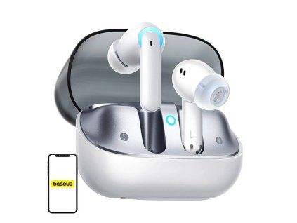 99240 sluchadla do usi tws baseus aequr g10 biele