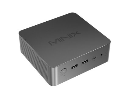 MINIX NGC NR774 Mini PC,  AMD Ryzen 7 8745HS 8 Cores Max 4.9GHz, 32GB RAM 1TB SSD, 2*USB-C + HDMI + DP Quad Screen Display, WiFi 6E Bluetooth 5.2, 2*USB3.2, 2*2.5G RJ45, 1*Audio