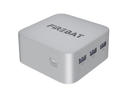 FIREBAT T8 PLUS Mini PC, Intel N100 4 Cores Max 3.4GHz, 16GB LPDDR5 RAM 512GB SSD, 3*HDMI 4K Three Screen Display, WiFi 5 Bluetooth 4.2, 3*USB3.1, 2*LAN, 1*Audio