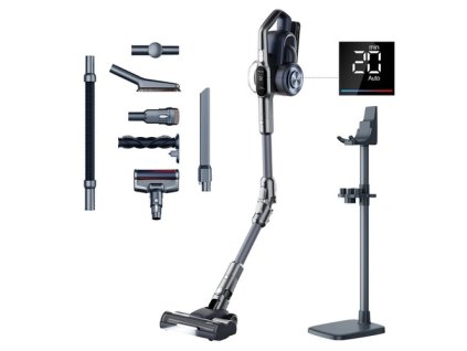 JIMMY H11 Pro Cordless Vacuum Cleaner, 700W/260AW Suction, 90 mins Runtime, Flexible Mental Tube, 7 Cleaning Tools, LED Display, for Carpets/Hard Floors - Dark Gray
