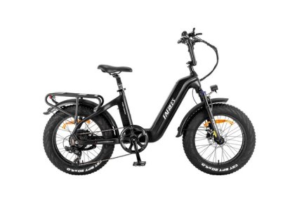 FAFREES F20 Master E-bike 20*4.0 inch Air Tire 500W Rear Drive 25km/h Max Speed 48V 22.5Ah Samsung Battery 140-160km Range Hydraulic Disc Brakes Carbon Fiber Frame - Black