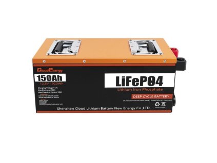 Cloudenergy 12V 150Ah LiFePO4 Battery Pack Backup Power, 1920Wh Energy, 6000+ Cycles, Built-in 100A BMS, Support in Series/Parallel, Perfect for Replacing Most of Backup Power, RV, Boats, Solar, Trolling motor, Off-Grid