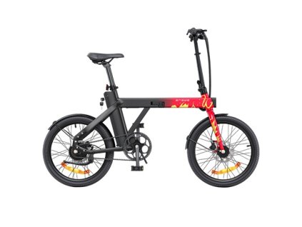 ENGWE P20 Ace Limited Edition Folding Electric Bike, 250W Silent Motor Torque Sensor, Carbon Belt, 36V 9.6Ah Battery, 100km Range, 25km/h Max Speed, Hydraulic Disc Brake, 18.5kg Light Weight, Turn Signal